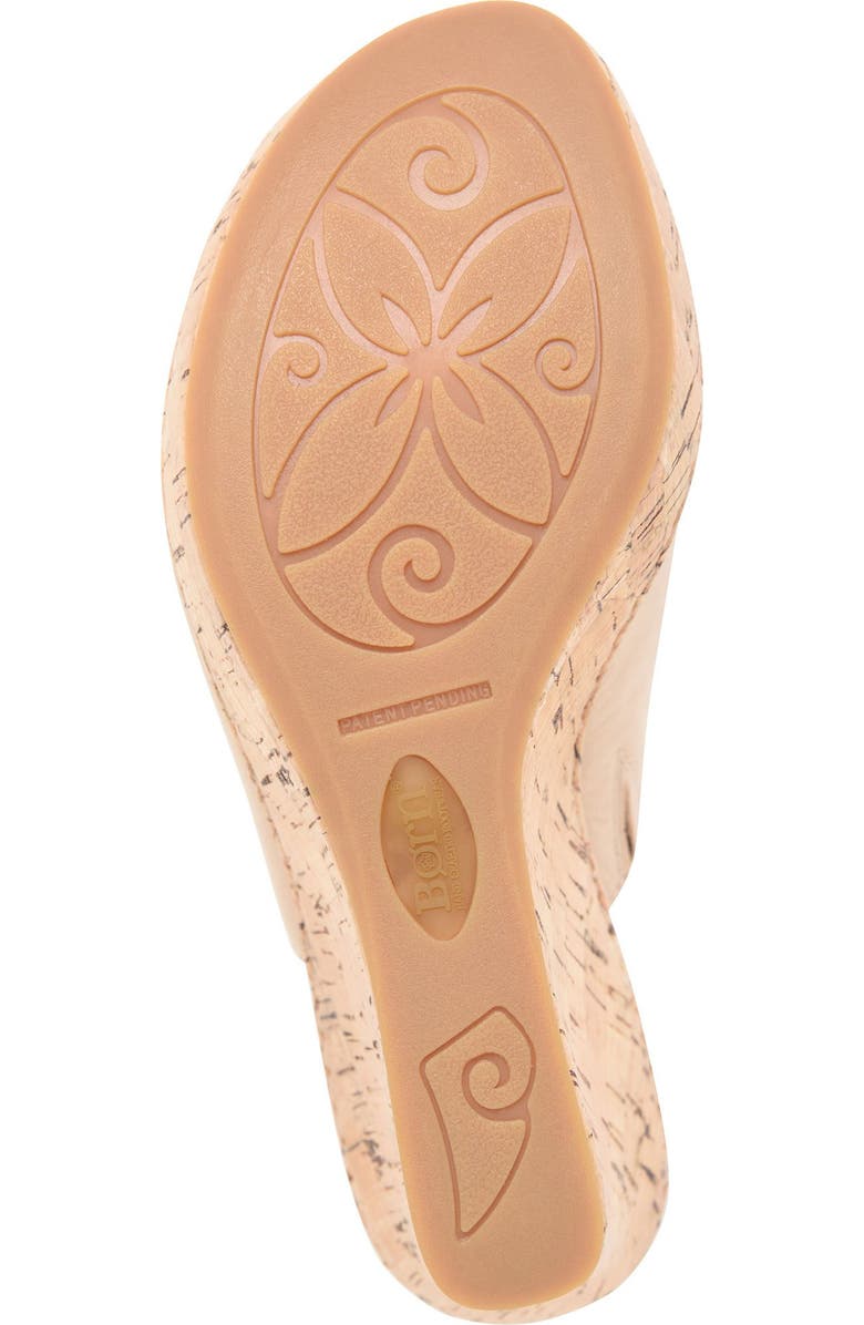 Børn Arie Platform Wedge Sandal, Alternate, color, Natural