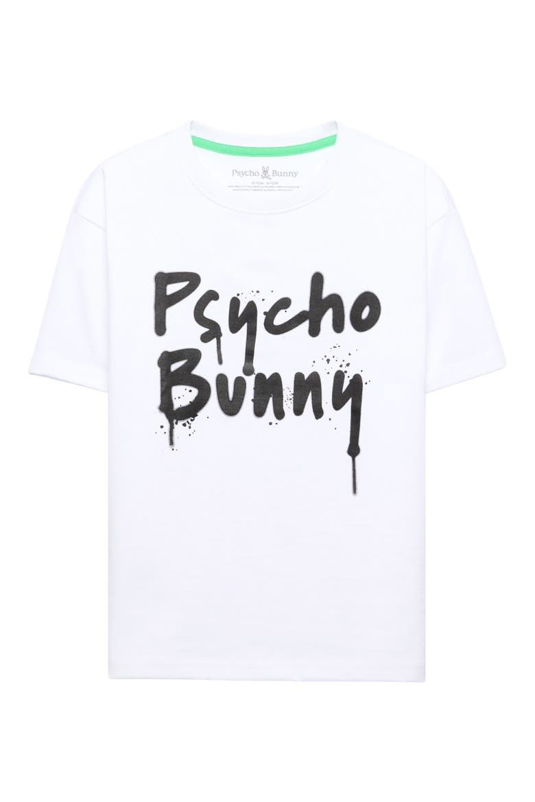 Kids' Duncan Wordmark Graphic T-Shirt, Main, color, WHITE