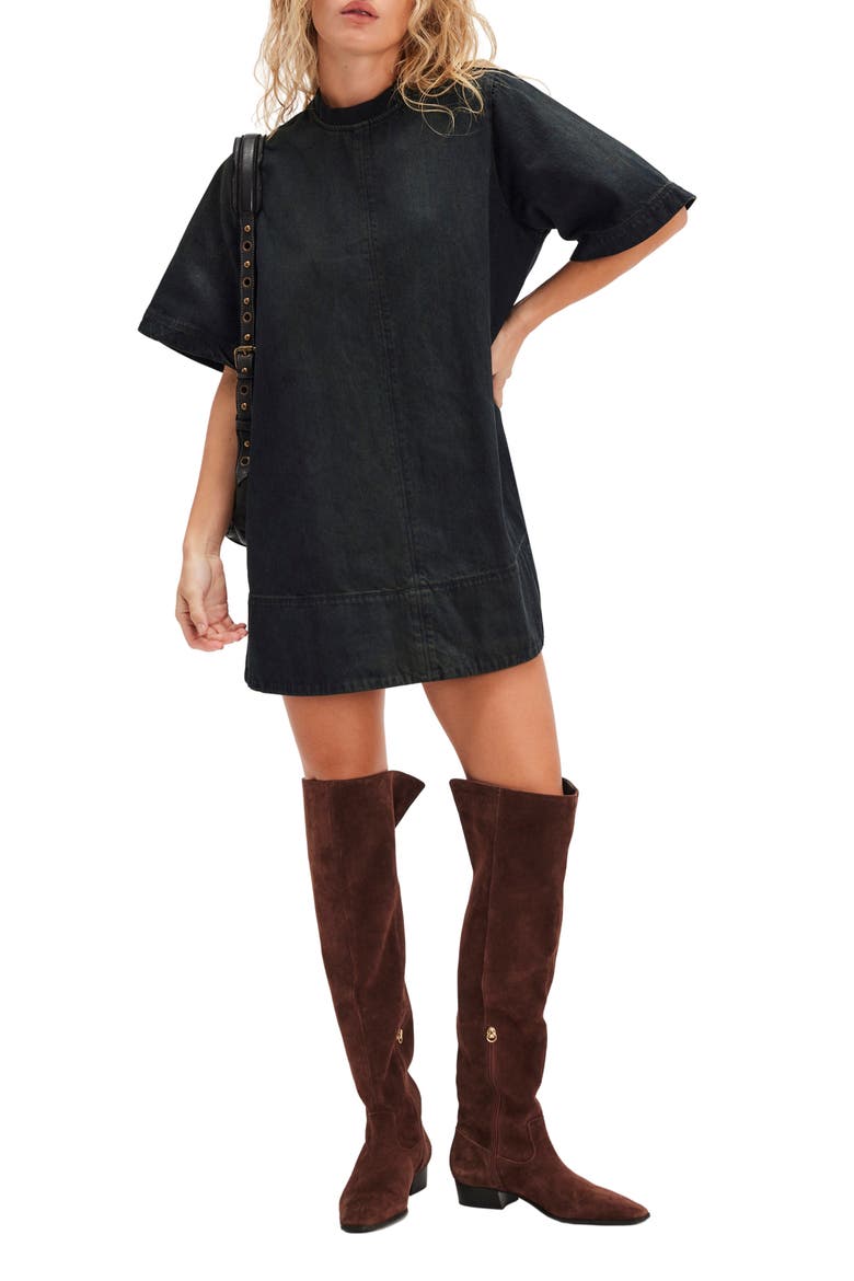 harlow embroidered denim mini dress Rent Kitri Blue Dress UK 10