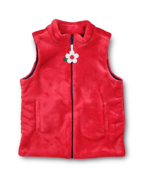 Plush Fleece Zip Up Vest (Toddler, Little Kid, Big Kid)