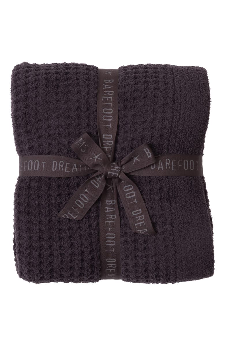 Barefoot Dreams<sup>®</sup> CozyChic<sup>®</sup> Waffle Knit Throw, Alternate, color, Umber