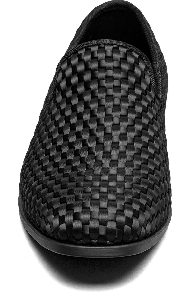 Stacy Adams Swenson Woven Loafer, Alternate, color, Black