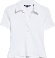 Veronica Beard Kearney Stretch Cotton Polo