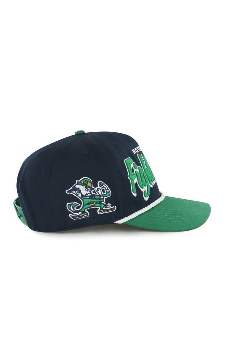 '47 Men's '47 Navy Notre Dame Fighting Irish Dropshadow Rope Hitch Adjustable Hat, Alternate, color, 