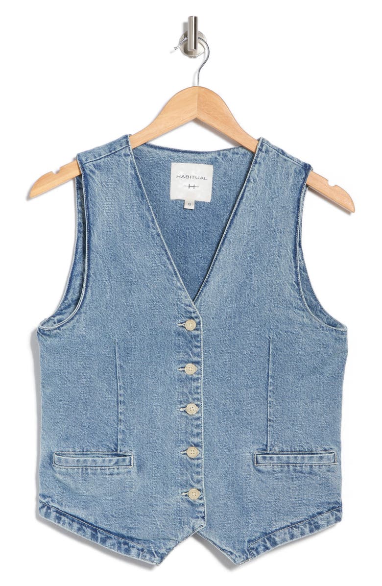 Habitual Denim Vest, Alternate, color,