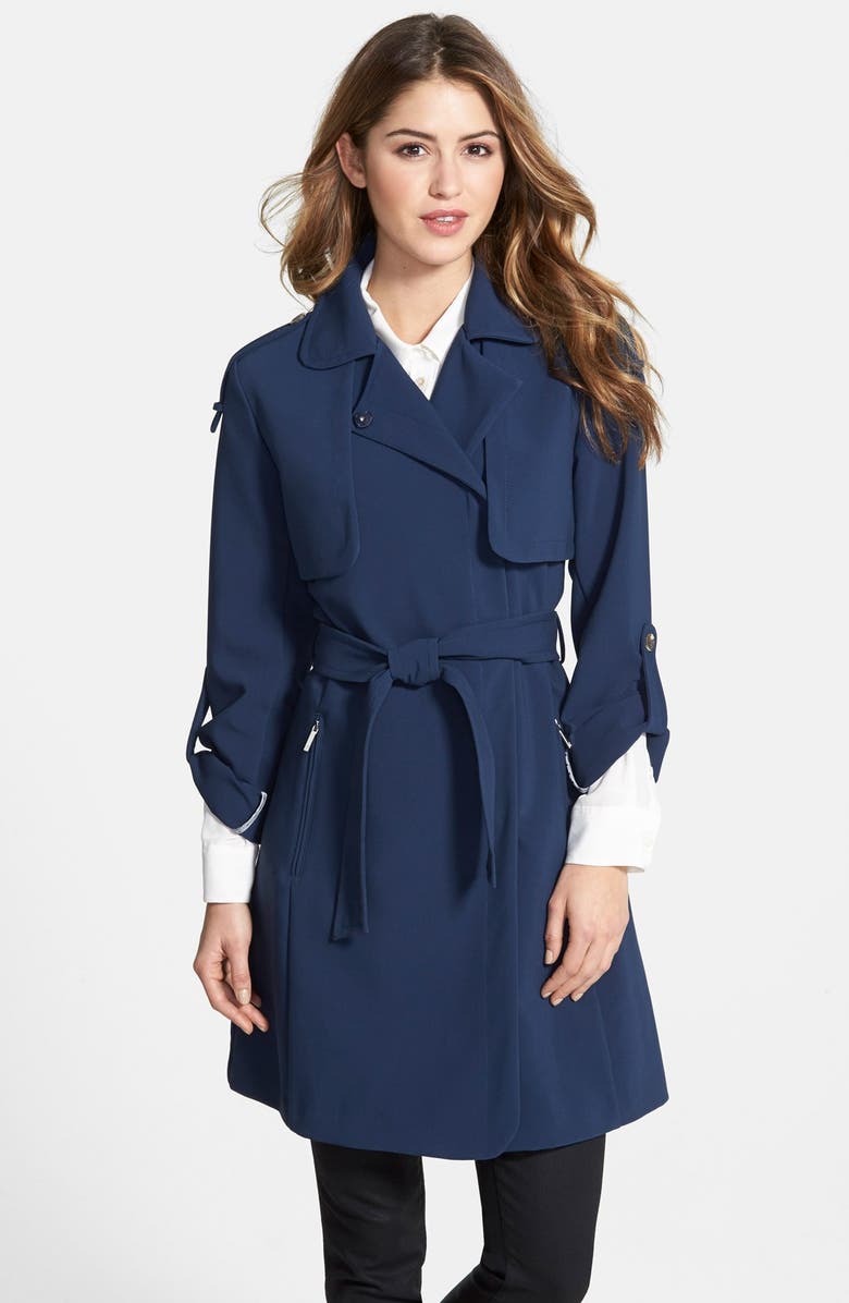 aB Roll Sleeve Wrap Trench Coat, Main, color, 