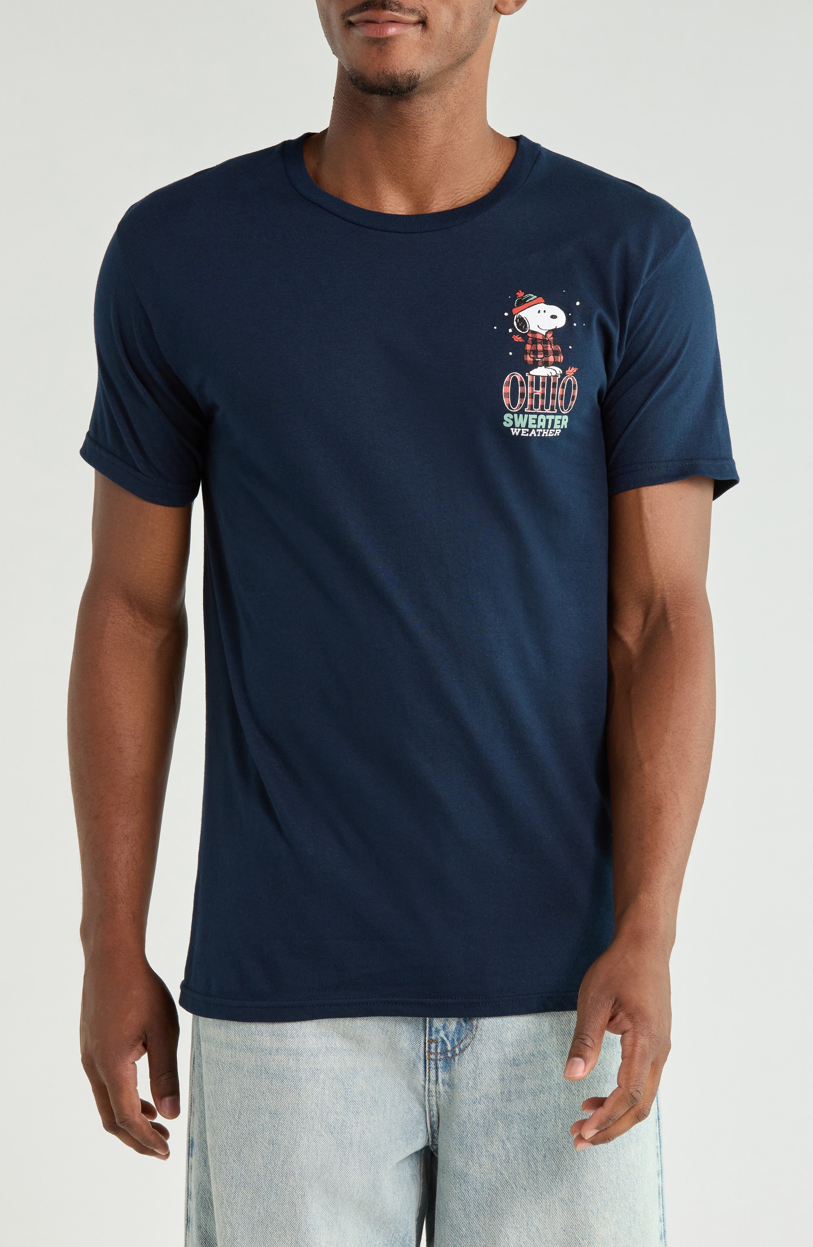 Peanuts Ohio Sweater Weather Graphic T-Shirt
