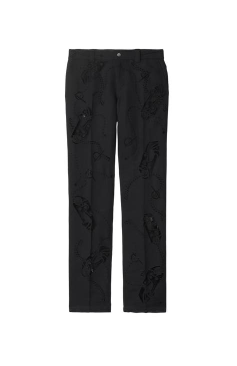 Burberry pants womens grey on sale