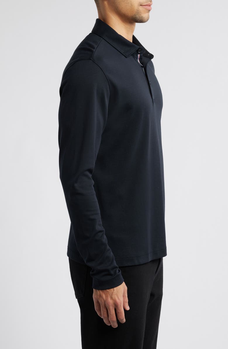 UNTUCKit Damaschino Wrinkle Free Long Sleeve Polo, Alternate, color, 