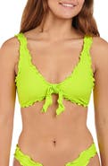 Citrus Solid Merrow Bralette Bikini Top