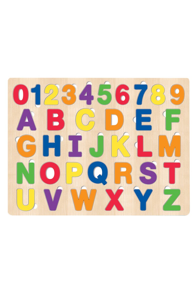 123's & ABC's - 36 Piece Wood Puzzle, Alternate, color, Multicolor