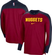 Nike Men's Nike Red Denver Nuggets 2024/25 Authentic Pre-Game Legend Long Sleeve Shooting Shirt