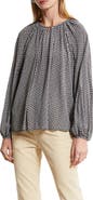 ottod'Ame Abstract Print Satin Shirt