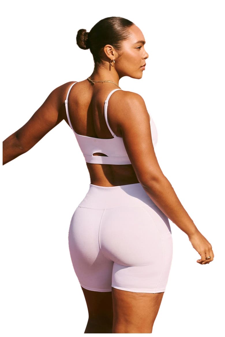 On-The-Go PowerHold® High-Waisted 6'' Short, Main, color, Classic White