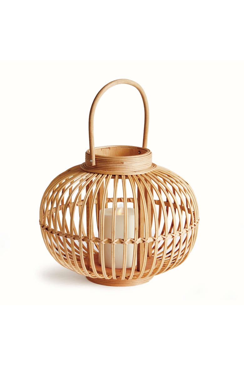 Kayden Round Lantern Large, Main, color, Beige