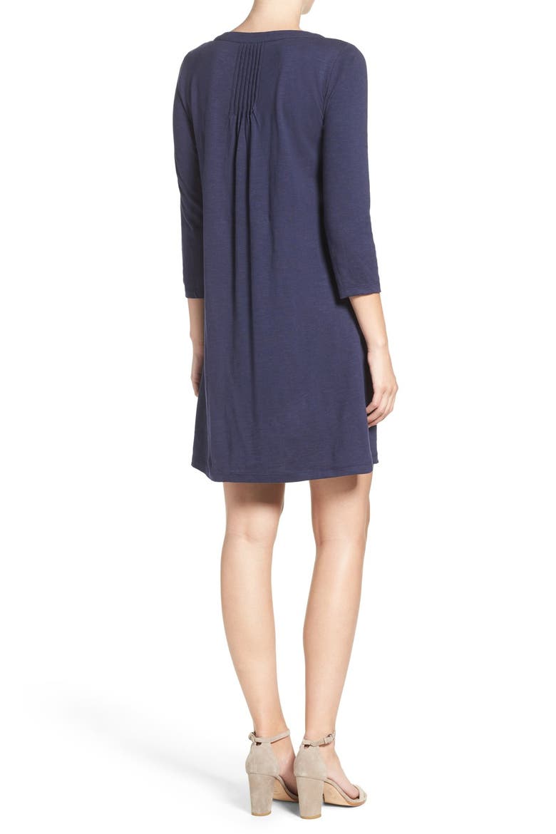 'Amberly' Jersey T-Shirt Dress, Alternate, color, TRUE NAVY
