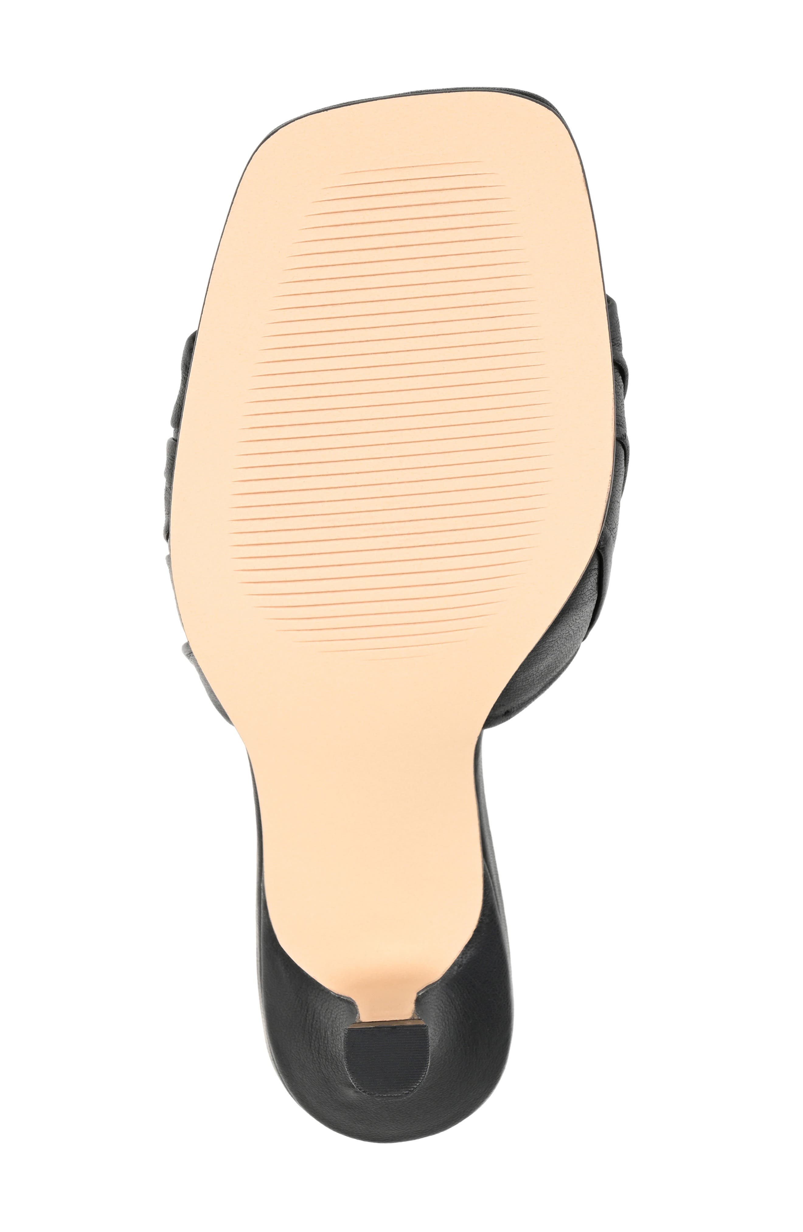 Journee Signature Juliette Sandal, Alternate, color, Black