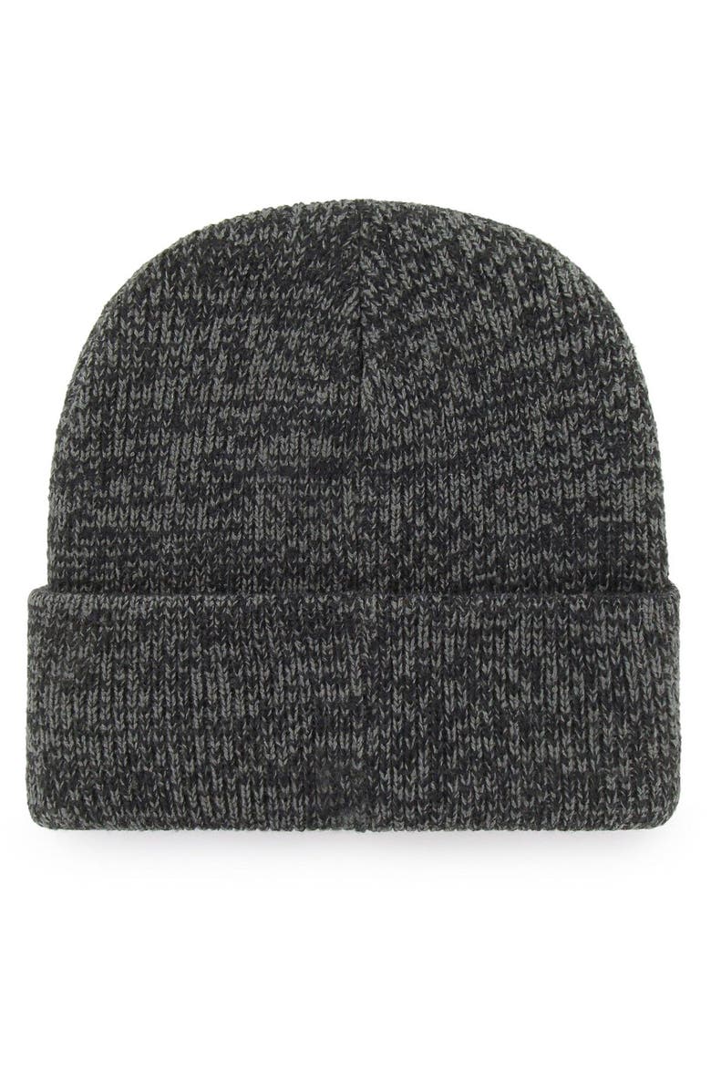 '47 Men's '47 Black Pittsburgh Penguins Brain Freeze Cuffed Knit Hat, Alternate, color,