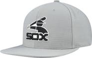 Mitchell & Ness Men's Mitchell & Ness Gray Chicago White Sox Cooperstown Collection Basic Flip Snapback Hat