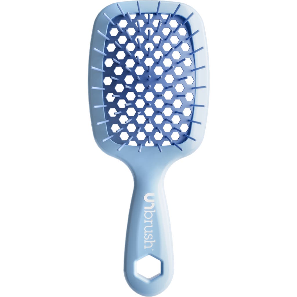 Unbrush Detangling Hair Brush Mini Pastel Collection In Blue