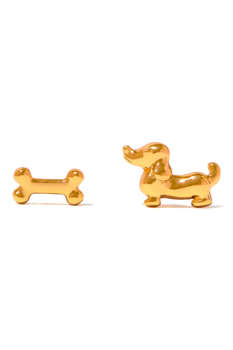 Bone App91t92t Stud Earrings, Main, color, GOLD
