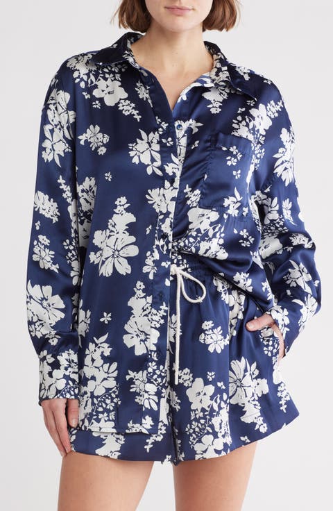 Patterned Cover-Up Top