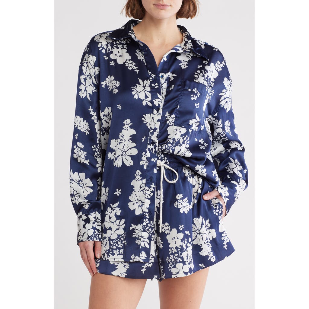 ELAN ELAN PATTERNED COVER-UP TOP