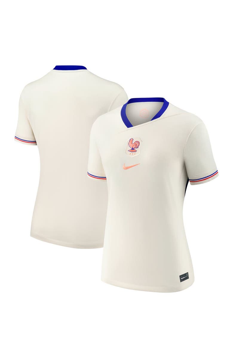 Nike Women's Nike Cream France Women's National Team 2025/26 Away Replica Jersey, Alternate, color,
