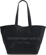 Alexander Wang Punch Hotfix Denim Tote