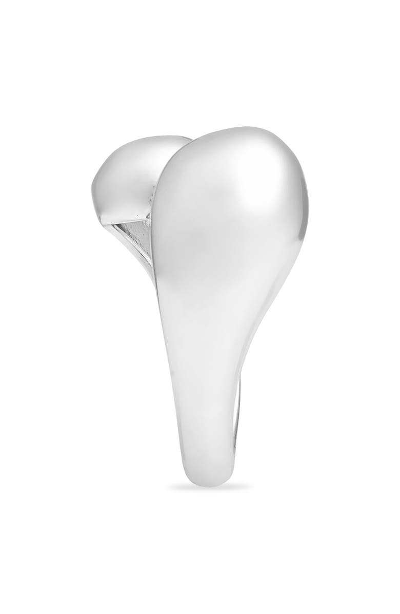 Open Edit Teardrop Wrap Ring, Alternate, color, Silver