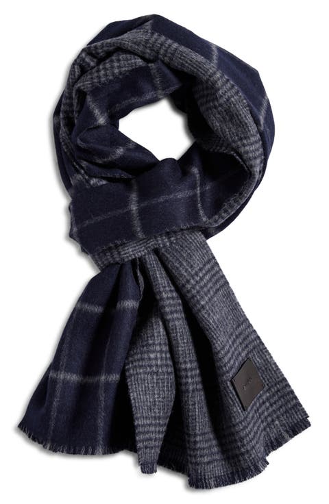 Double Face Glen Plaid Scarf