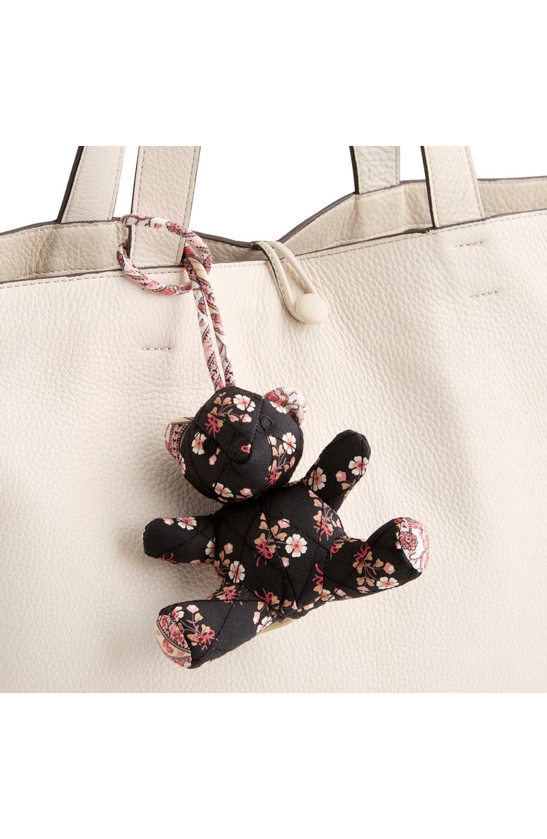 VERA BRADLEY Bitty Bear Bag Charm, Alternate, color, Melissa Ditsy