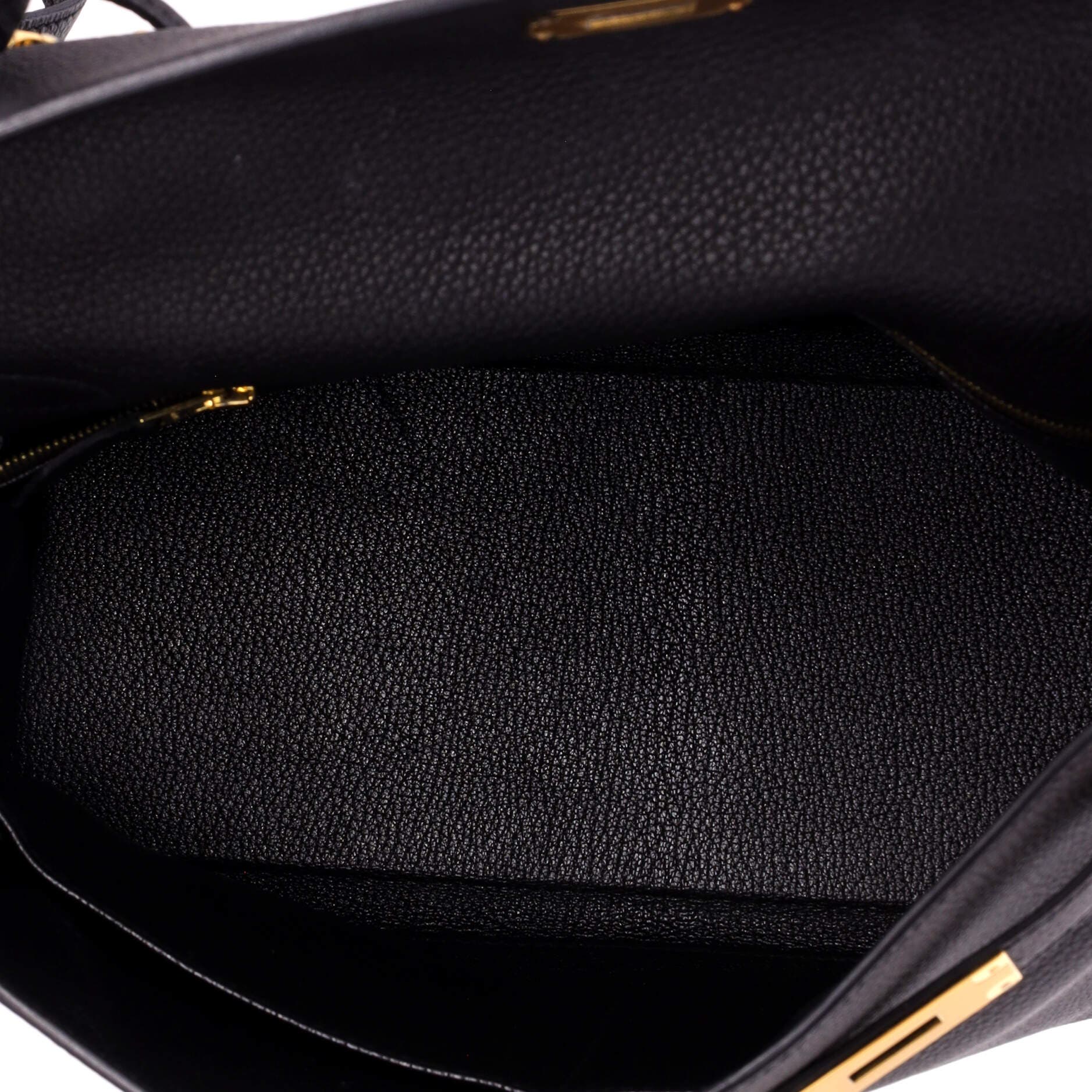 Kelly Handbag Black Togo with Gold Hardware 32, Alternate, color, Black