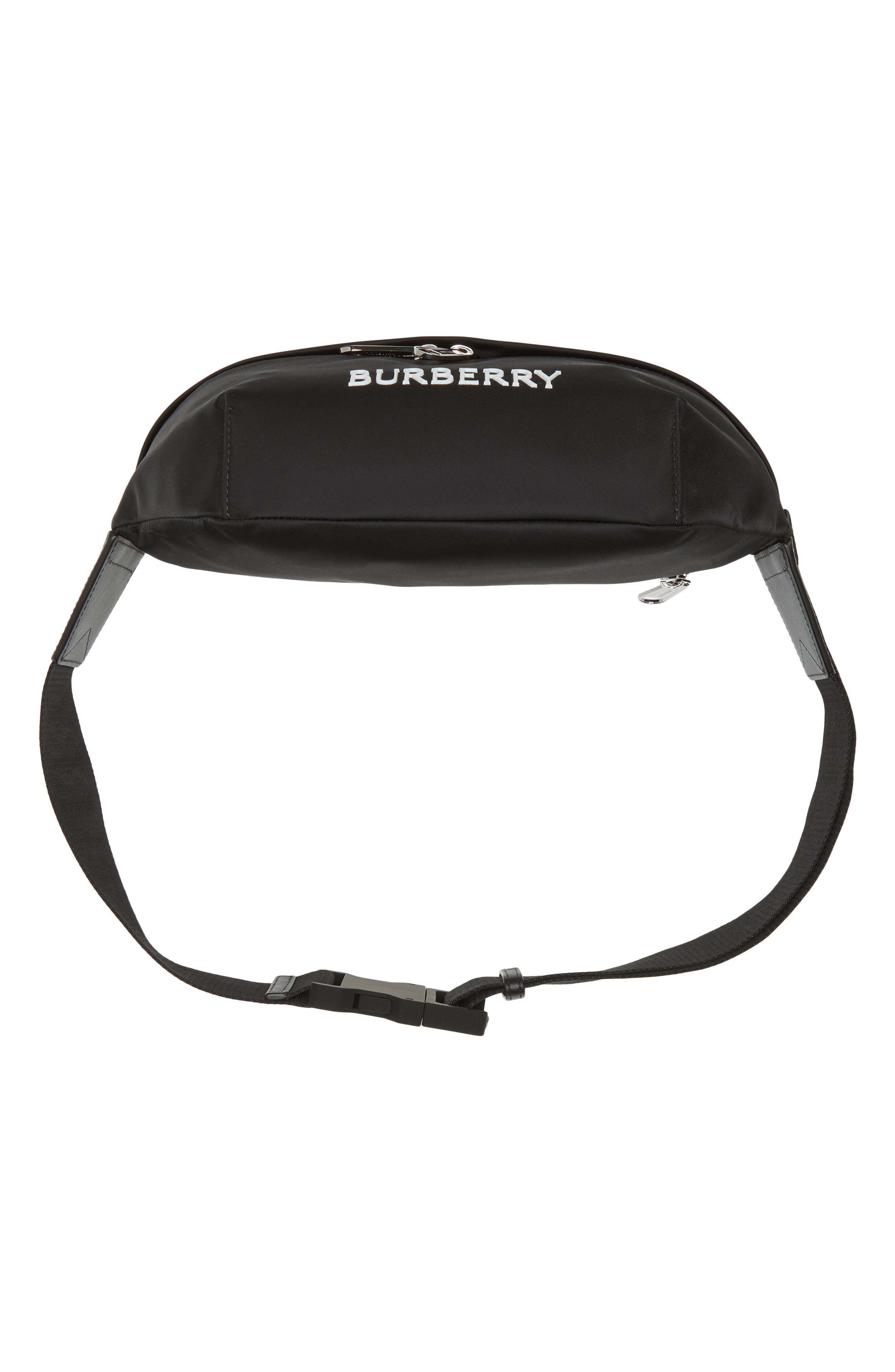 Burberry Sonny Belt Bag, Alternate, color, Black