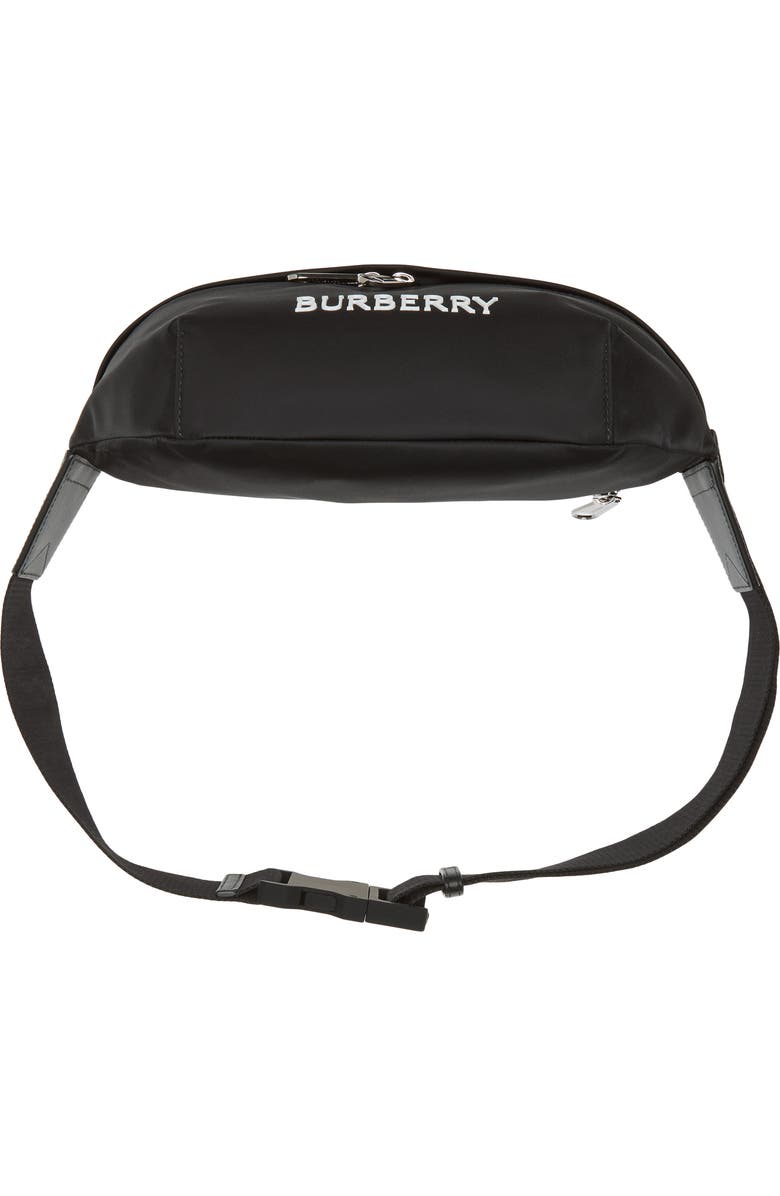 Burberry Sonny Belt Bag, Alternate, color, Black
