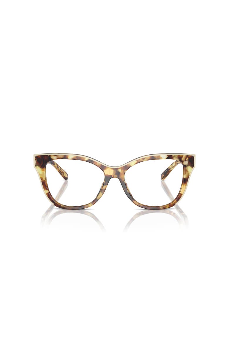 Tory Burch 51mm Cat Eye optical glasses, Alternate, color, Tortoise