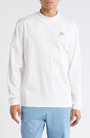 MALBON Upland Mock Neck Long Sleeve T-Shirt