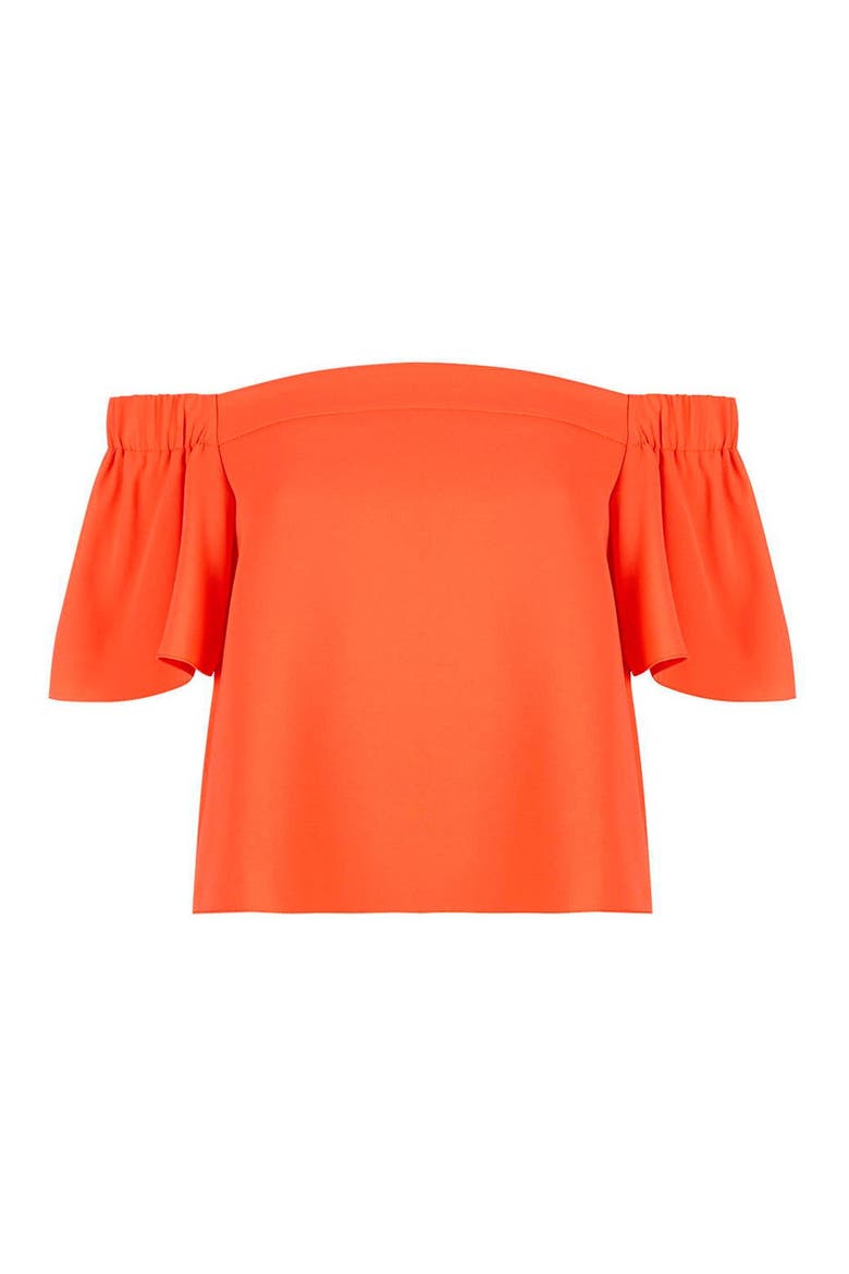 'Livi' Off the Shoulder Top, Alternate, color, RED