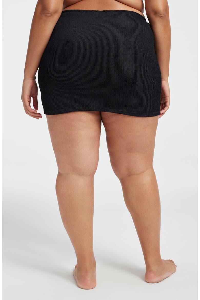 Always Fits Cover-Up Miniskirt, Alternate, color, BLACK001
