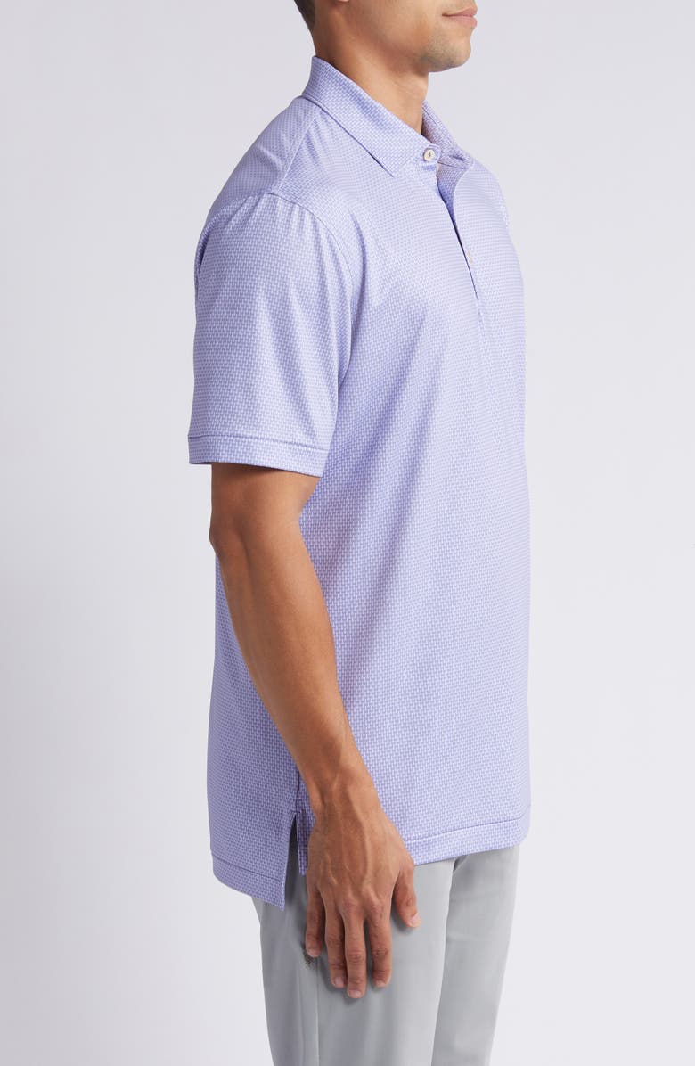 Peter Millar Hamby Micropattern Performance Golf Polo, Alternate, color, 