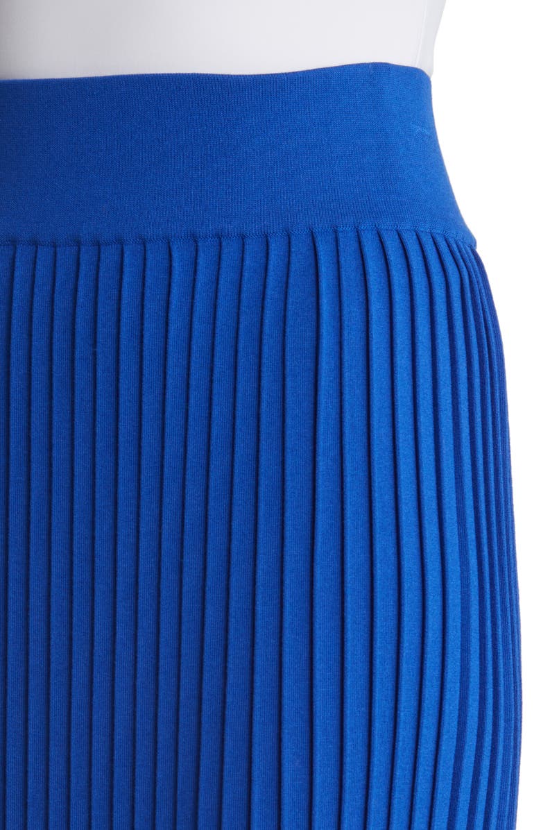 Misook Ribbed Midi Skirt, Alternate, color, 