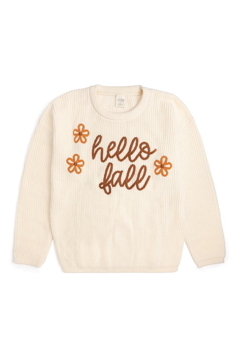 Hello Fall Knit Women's Sweater, Main, color, Natural