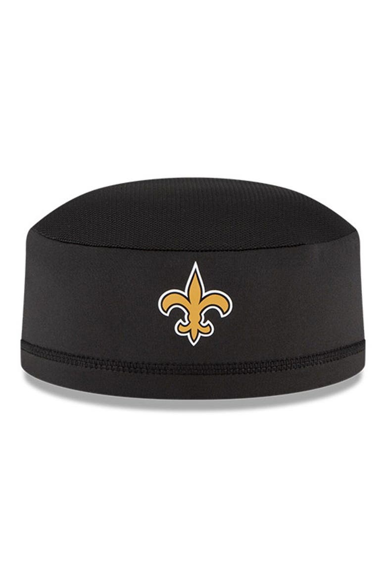 Men's New Era Black New Orleans Saints NFL Training Skully Cap, Alternate, color, Black