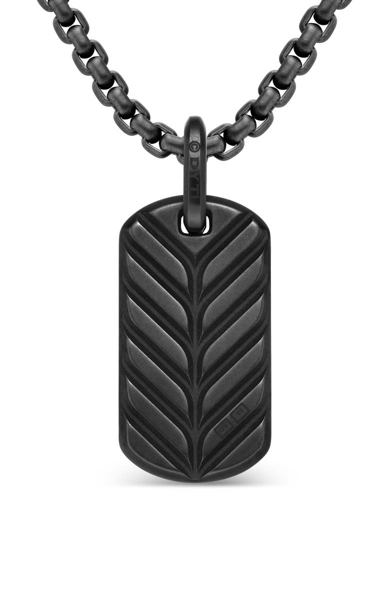 David Yurman Streamline<sup
®</sup
Tag, Alternate, color, Black Titanium
