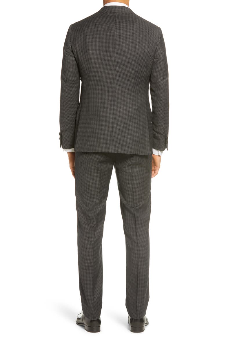 Hickey Freeman Classic Fit Houndstooth Wool Suit, Alternate, color,