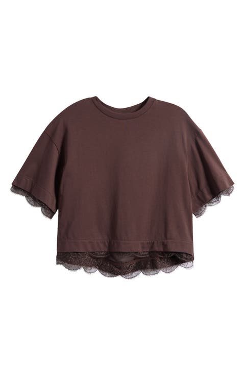 Nia Lace Trim T-Shirt