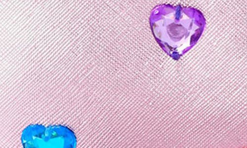 Iscream Heart Gem Crossbody Bag In Pink Multi