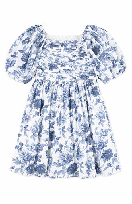 abercrombie kids Kids' Emerson Puff Sleeve Sundress
