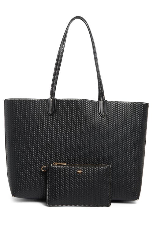 Sam Edelman Eva Large Woven Tote Bag & Pouch