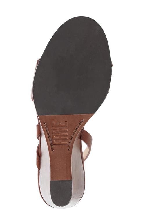 Frye Rachel Slingback Wedge Sandal In Cinnamon